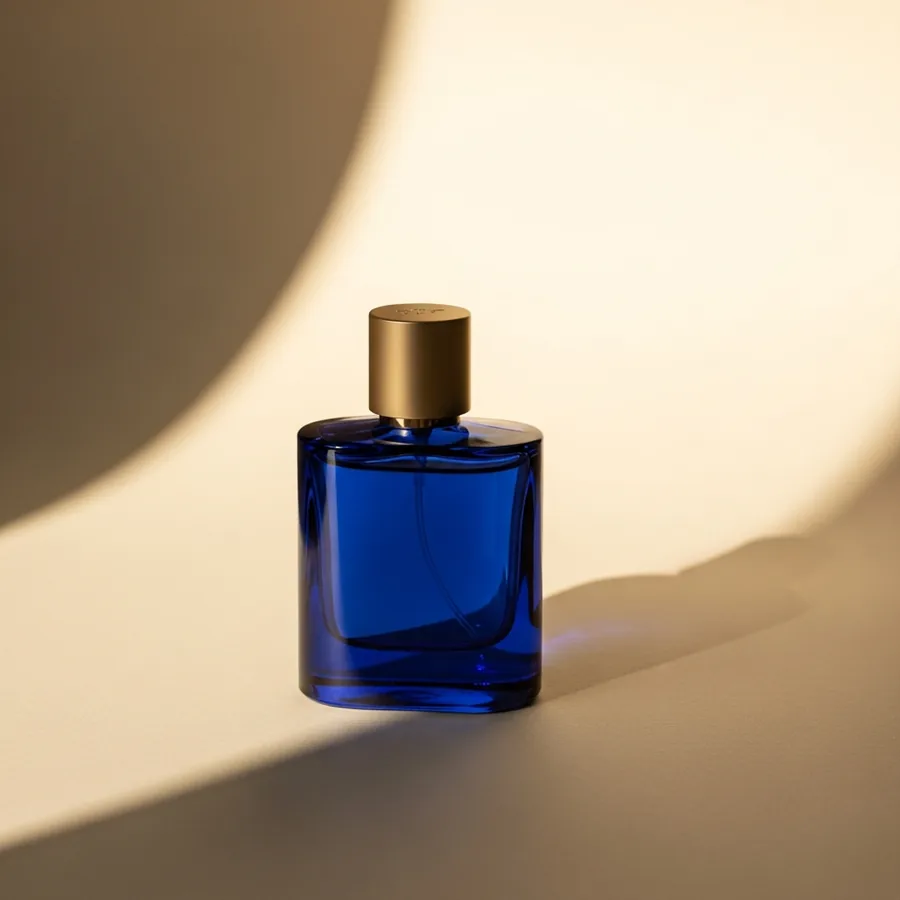 Flacon bleu nuit